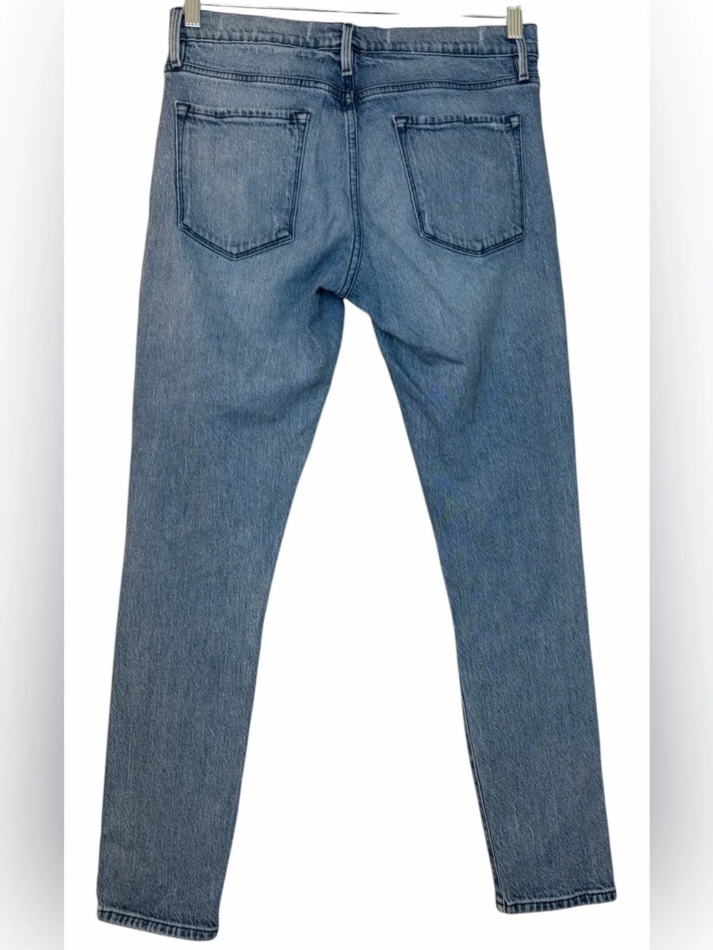 FRAME Le Garçon Relaxed Slim-Boyfriend Jeans in Beldon Rips Size 28 Street Style